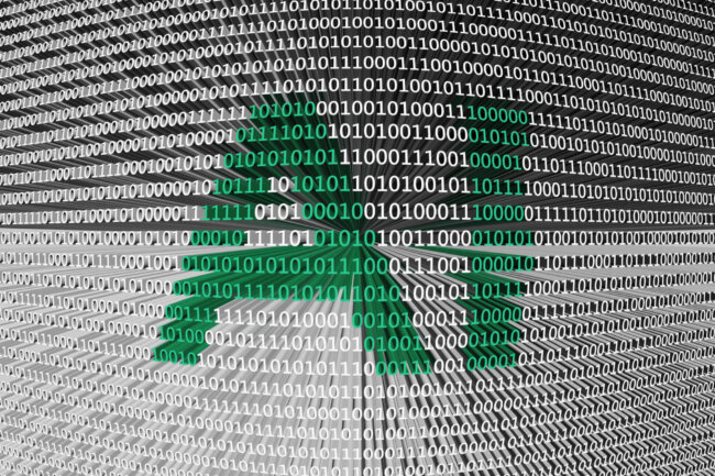 artificial intelligence is presented in the form of binary code