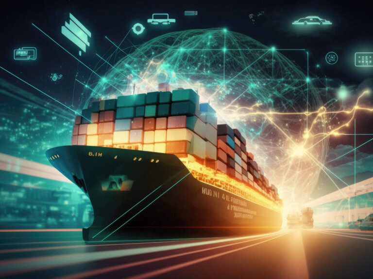 Global supply chain management, vessel shipping, transportation logistics optimization, distribution network design, demand forecasting, freight forwarding, and brokerage